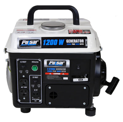 Pulsar 1200 Peak Watt, 900 Running Watt Portable 2-Cycle Gas Powered Generator!! NEW IN BOX!!