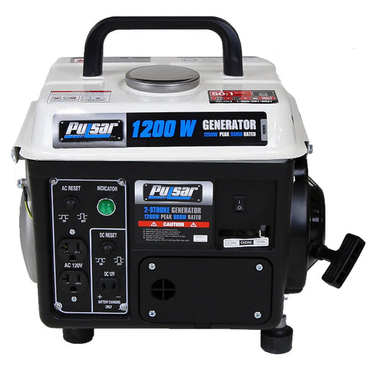 Pulsar 1200 Peak Watt, 900 Running Watt Portable 2-Cycle Gas Powered Generator!! NEW IN BOX!!