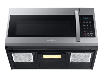 Samsung 1.9 cu. ft. Over-the-Range Microwave with Sensor Cooking in Stainless Steel- new in the box - stainless steel finish   model - ME19R7041FS