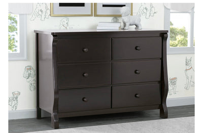 Delta Children 6-Drawer Dresser dark Chocolate (new in the box)