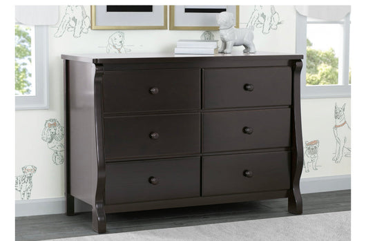 Delta Children 6-Drawer Dresser dark Chocolate (new in the box)
