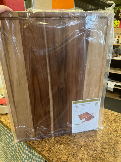 PREMIUM ACACIA Cutting Board & Professional Heavy Duty Butcher Block w/Juice Groove - NEW IN PLASTIC!!!