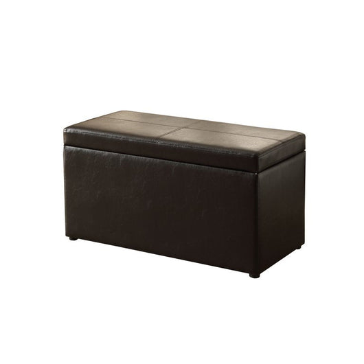 Better Homes & Gardens 30-inch Hinged Storage Ottoman, Brown**New**