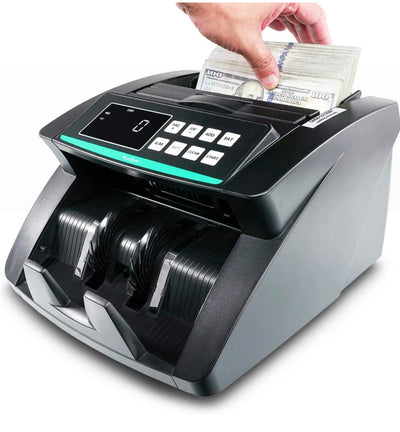 Kolibri Money Counter Machine - 1,500 bills per min, advanced counterfeit detection, set up in minutes, Add and Batch Modes, Cash Counter with LCD Display!  -Brand new in the box