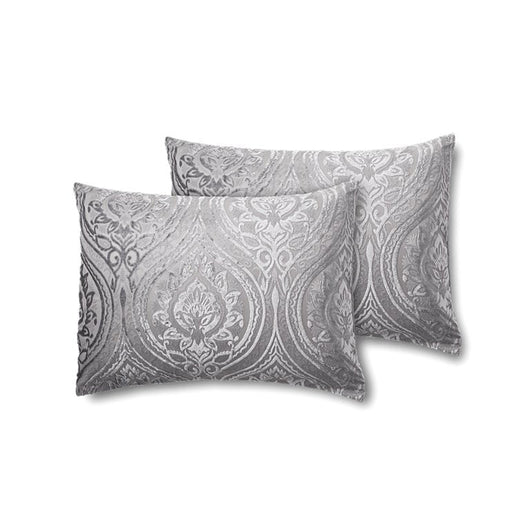 Mainstays Cougar 7-Piece Grey Abstract Woven Comforter Set, Full/Queen**New**