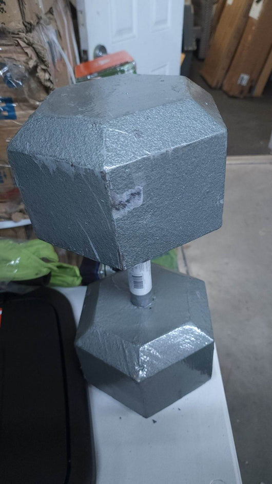 CAP barbell Single 120 Lb Cast Iron Dumbbell (new but does have some chips and scratches. Photos shown)
