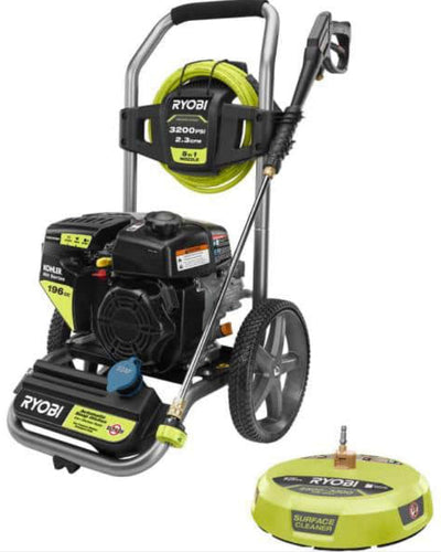 Ryobi 3200 PSI 2.3 GPM Cold Water 196cc Kohler Gas Pressure Washer and 15 in. Surface Cleaner!! NEW IN BOX!!