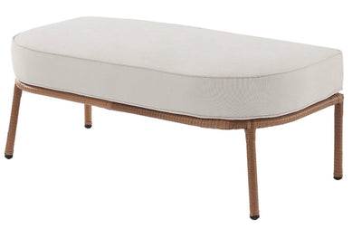 Better Homes & Gardens Willow Sage All-Weather Wicker Outdoor Loveseat and Ottoman Set, Beige!! NEW AND ASSEMBLED!!