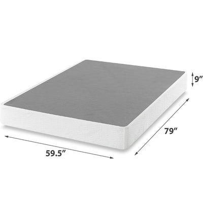 ZINUS 9 Inch Metal Smart Box Spring / Mattress Foundation / Strong Metal Frame / Easy Assembly, Queen- NEW IN BOX!!!!