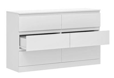 Hillsdale Brindle 6-Drawer Horizontal Dresser, White Finish!! NEW IN BOX!!