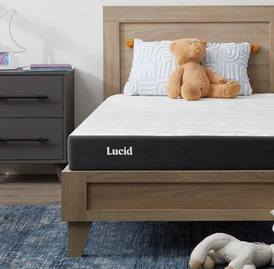 Lucid 5 Inch Firm Gel Memory Foam Mattress Full— Gel Infusion—Hypoallergenic Bamboo Charcoal—Breathable Cover!! NEW IN BOX!!