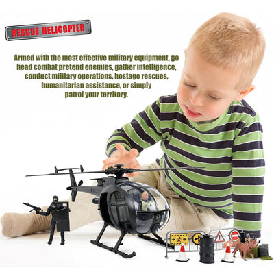 Click N' Play Military SWAT Elite Unit Rescue, 12" Action Figures- NEW IN BOX!!!