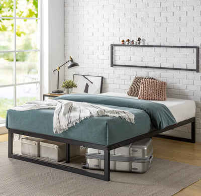 ZINUS Abel Metal Platform Bed Frame / Mattress Foundation with Steel Slat Support / No Box Spring Needed / Easy Assembly, Queen- NEW IN BOX!!!