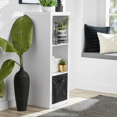 Better Homes & Gardens 3-Cube Storage Organizer, White Texture**New in box**