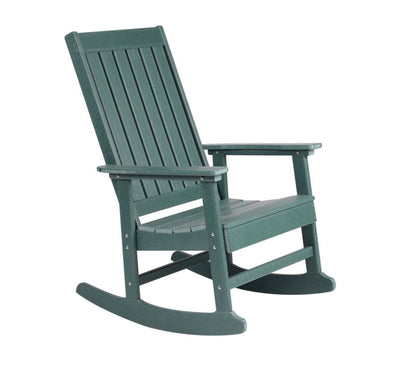 Ez-Care Tek-Wood Adirondack Rocker - Hunter Green- NEW AND ASSEMBLED!!!!