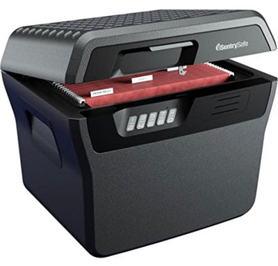 SentrySafe Fire and Water Safe, Fire Resistant File Safe with Digital Lock, 0.66 Cubic Feet,Charcoal Gray, Large!! NEW OUT OF BOX!!