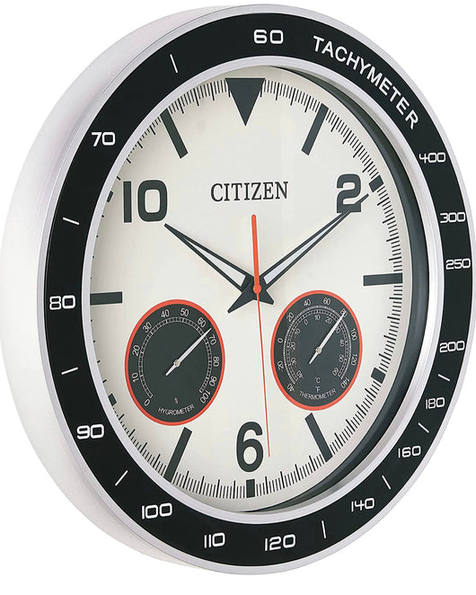 Citizen CC2019 Outdoor Wall Clock, Black**New in box**