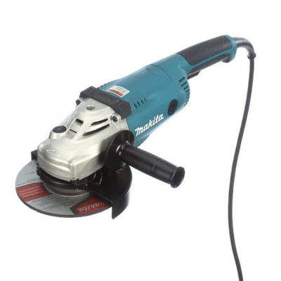 Makita 15 Amp 7 in. Corded Angle Grinder with Grinding wheel, Side handle and Wheel Guard  slightly used - great condition