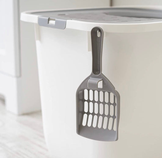 IRIS USA Top Entry Cat Litter Box with Cat Litter Scoop- NEW!