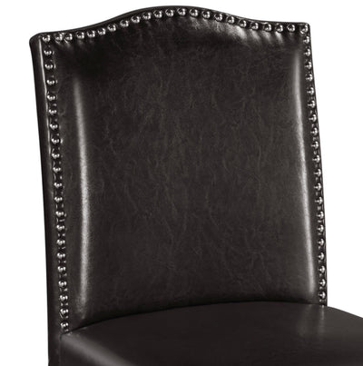 Yaheetech 2pcs Classic Upholstered Faux Leather Counter Stools Barstools, Brown - NEW IN BOX!!!!