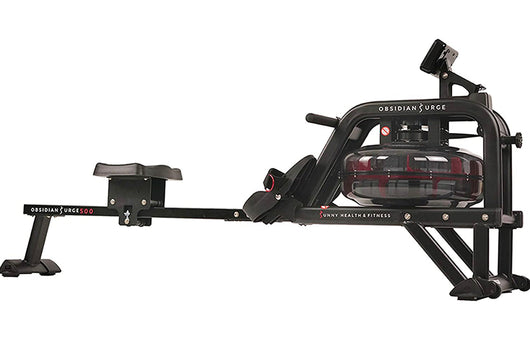 Sunny Health & Fitness Obsidian Surge 500 Water Rowing Machine!  -Brand new & Assembled