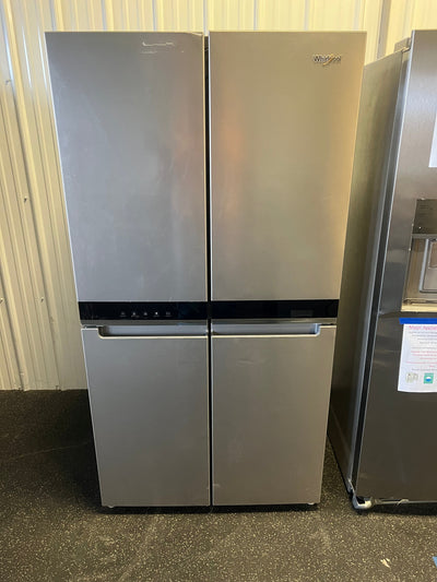 Whirlpool 19.4-cu ft 4-Door Counter-depth French Door Refrigerator with Ice Maker (Fingerprint-resistant Stainless Finish) ENERGY STAR!! NEW OUT OF BOX!!
