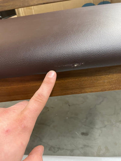 Boraam Rasmus Low Back Dining Bench**New,small rip from shipping**