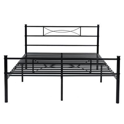 Teraves Metal Platform Bed and Headboard, Single**New in Box**