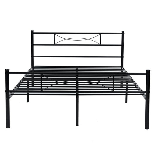 Teraves Metal Platform Bed and Headboard, Single**New in Box**