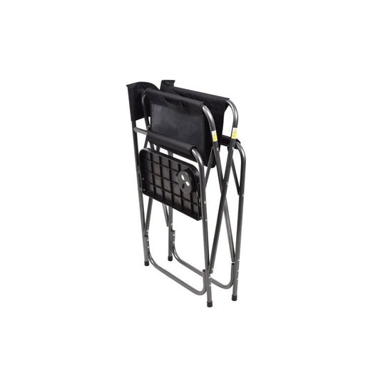 Ozark Trail Director’s Chair with Side Table, Black, Outdoor**New**