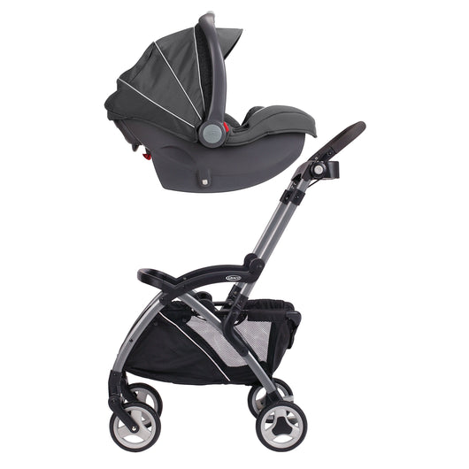 Graco SnugRider Elite Car Seat Carrier | Lightweight Frame Stroller | Travel Stroller Accepts any Graco Infant Car Seat, Black**New in box**