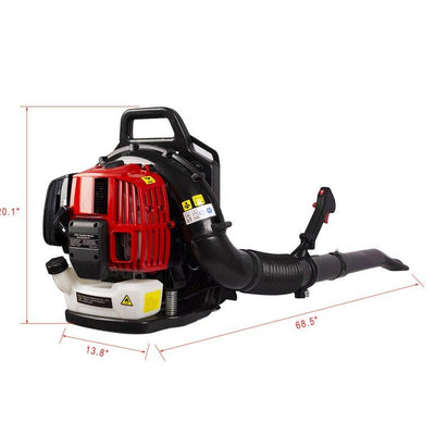 52CC 2-Cycle Gas Backpack Leaf Blower with Extention Tube! (USED ONCE)