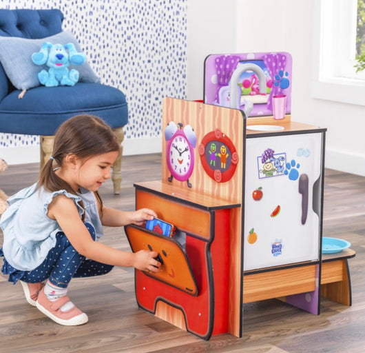 KidKraft Blue's Clues & You! Cooking-Up-Clues Wooden Play Kitchen & Handy Dandy Notebook- NEW IN BOX!!!!