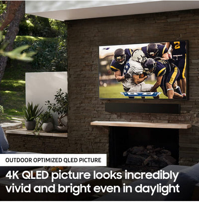 SAMSUNG 55-inch Class QLED 4K UHD The Terrace Series Outdoor Direct Full Array 16x Quantum HDR 32x, Weatherproof, Wide Viewing Angle, Smart TV with Alexa Built-in (QN55LST7TAFXZA, 2020 Model)- NEW IN BOX !