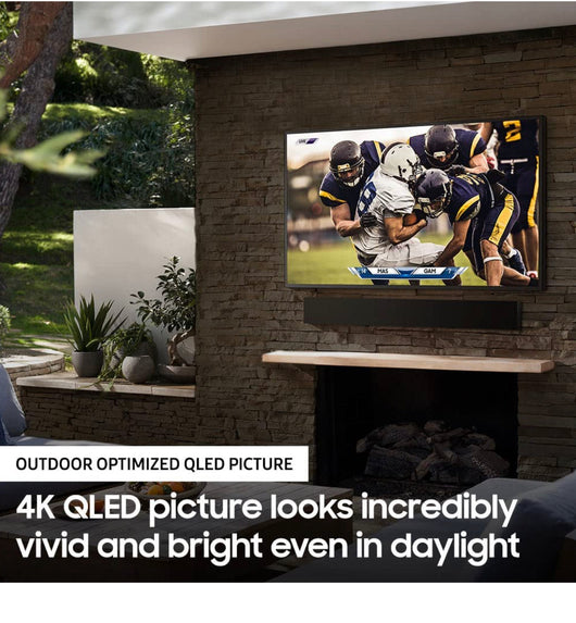 SAMSUNG 55-inch Class QLED 4K UHD The Terrace Series Outdoor Direct Full Array 16x Quantum HDR 32x, Weatherproof, Wide Viewing Angle, Smart TV with Alexa Built-in (QN55LST7TAFXZA, 2020 Model)- NEW IN BOX !