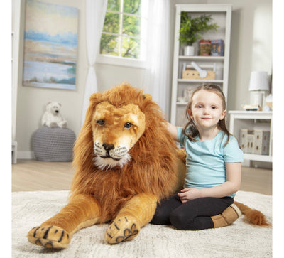 Melissa and Doug Giant Stuffed Lion (new)