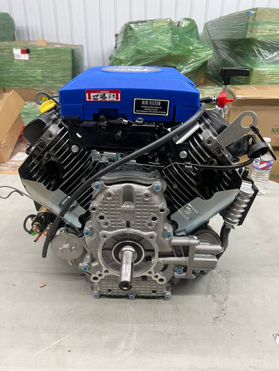 DuroMax XP23HPE 713cc V-Twin Electric Start Gas Powered 50 State Approved, Multi-Use Engine, XP23HPE, Blue- NEW OUT OF BOX!!! (Minor crack on air filter cover)