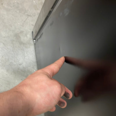Vissani 7.1 cu. ft. Top Freezer Refrigerator in Stainless Steel Look**New,Dented from shipping** **