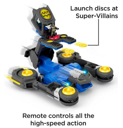 Imaginext DC Super Friends Batman Transforming Batmobile Remote Control Car with Lights & Sounds- NEW IN BOX!!!