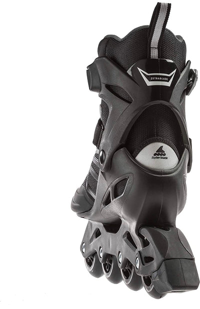Rollerblade Zetrablade Men's Adult Fitness Inline Skate, Black and Silver, Performance Inline Skates- NEW IN BOX!!!
