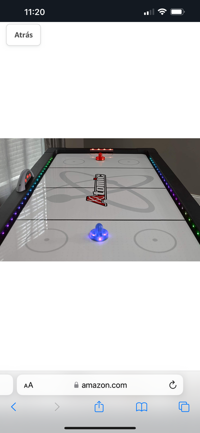 Atomic - Air-swilight hockey tables with 90-inch or 7.5-foot LED light, including light discs and pushers!  -Brand new in the box