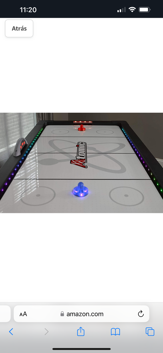 Atomic - Air-swilight hockey tables with 90-inch or 7.5-foot LED light, including light discs and pushers!  -Brand new in the box
