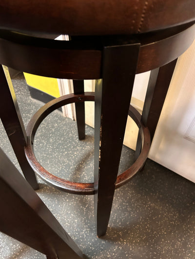 Maya Brown 29 Inches Bar Stool set of 4**New,one chair chipped from shipping)