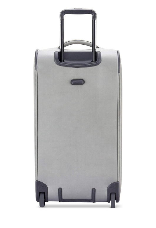 DELSEY Paris Egoa Rolling Travel Duffel Bag with 100% Recycled Materials, Light Gray, Checked-Medium 25 Inch- NEW !!!