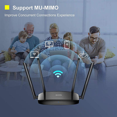 Speedefy AC1200 Gigabit Dual Band WiFi Router for Home**New in Box**