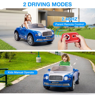 Bentley Mulsanne 12V Kids Electric Ride on Car with Remote Control, Low Battery Reminder Function, Bright Front and Rear Lights!  -Brand new in the box