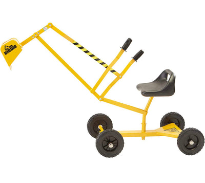 The Big Dig and Roll Ride-On Working Excavator with Wheels, Sandbox Excavator with 360° Rotation- NEW IN BOX!!!!