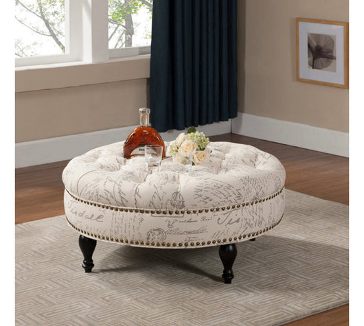 Baxton Studio Palfrey Upholstered Ottoman (new)