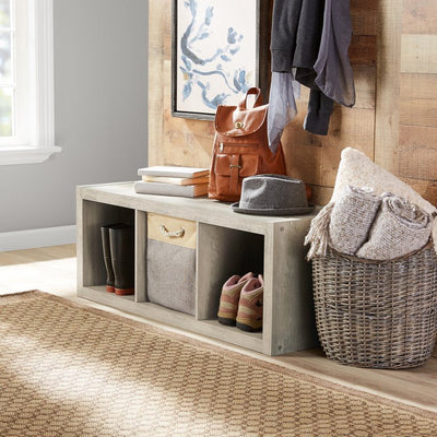 Better Homes & Gardens 3-Cube Storage Organizer,Rustic Gray**New in Box**