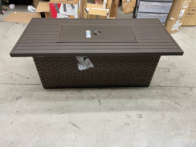 Better Homes & Gardens Harbor City Patio Fire Pit Dining Table!! NEW AND ASSEMBLED!!